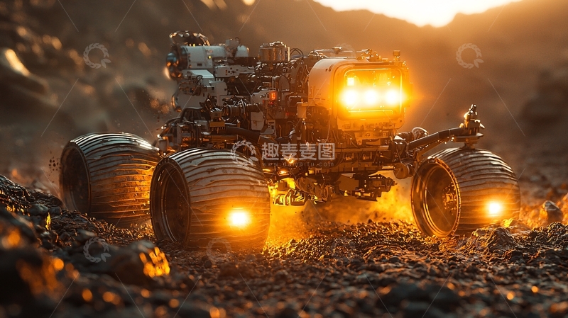 高清大图下载【趣麦麦图】火星探测器