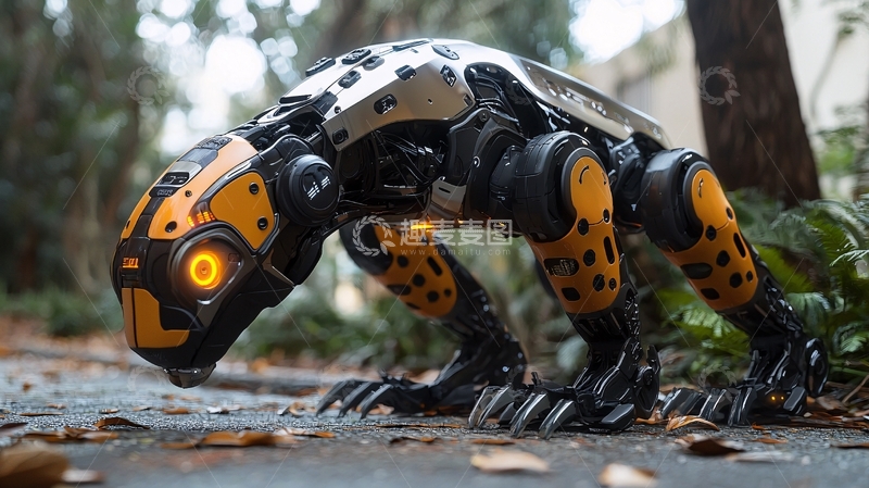 高清大图下载【趣麦麦图】机械豹