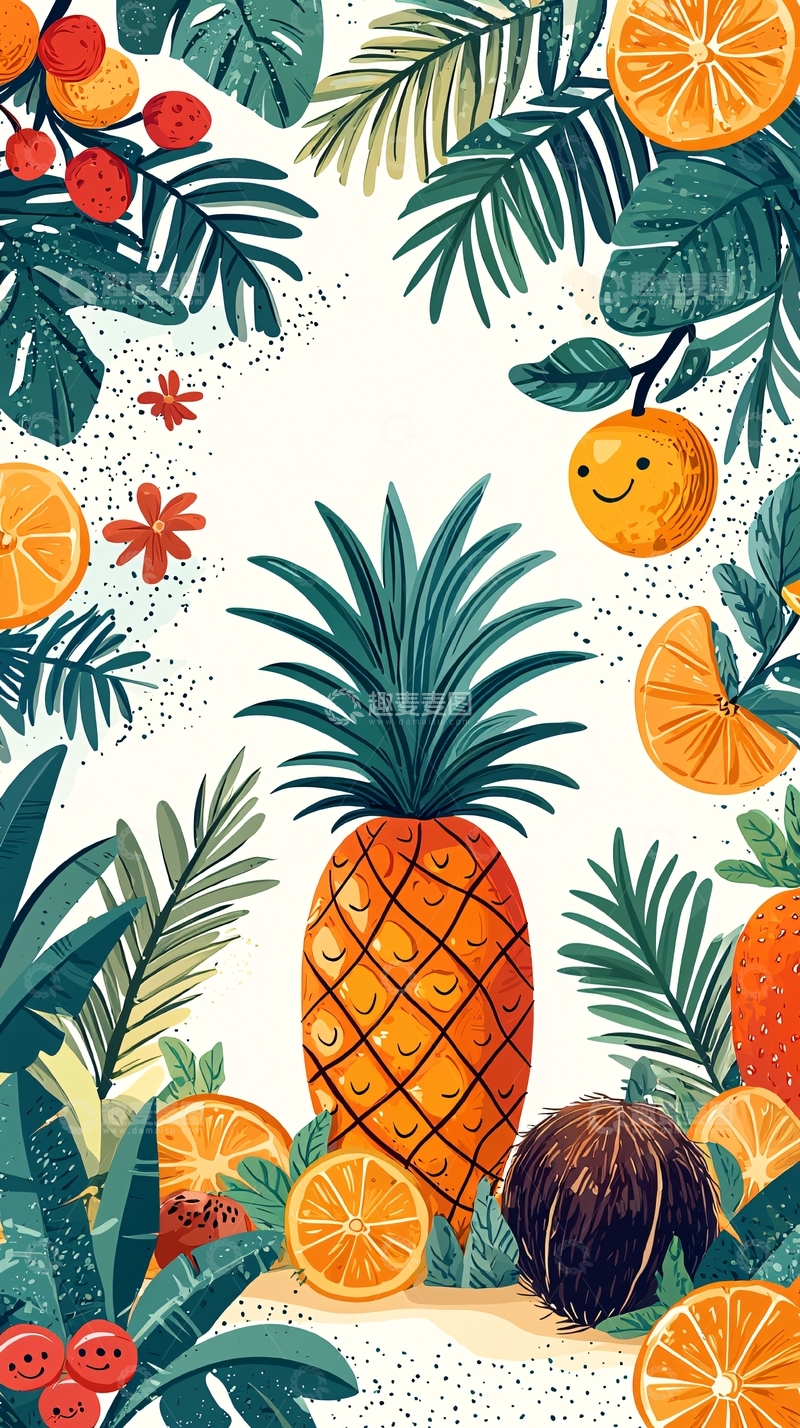 高清大图下载【趣麦麦图】热带水果