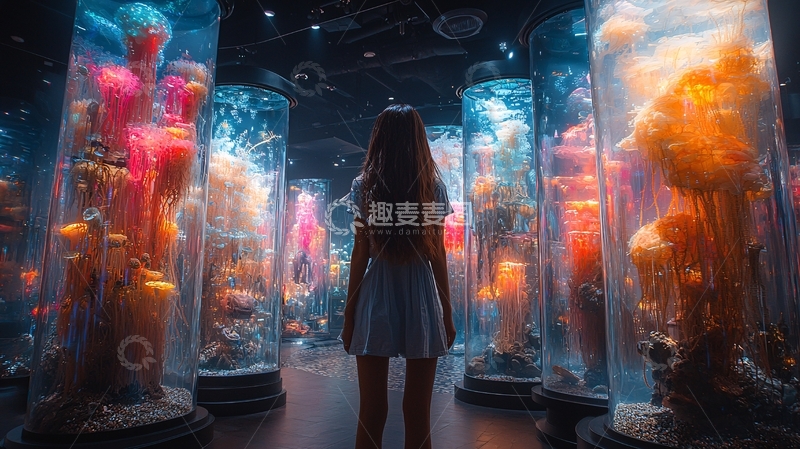 高清大图下载【趣麦麦图】梦幻水母馆