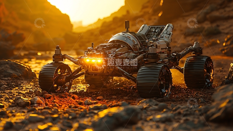 高清大图下载【趣麦麦图】火星探测车