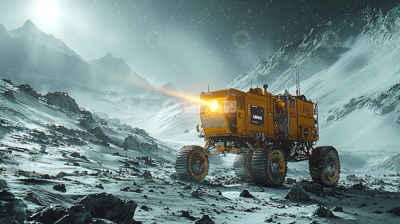 高清大图下载【趣麦麦图】月球探测车