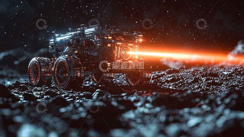 高清大图下载【趣麦麦图】未来科技探测器