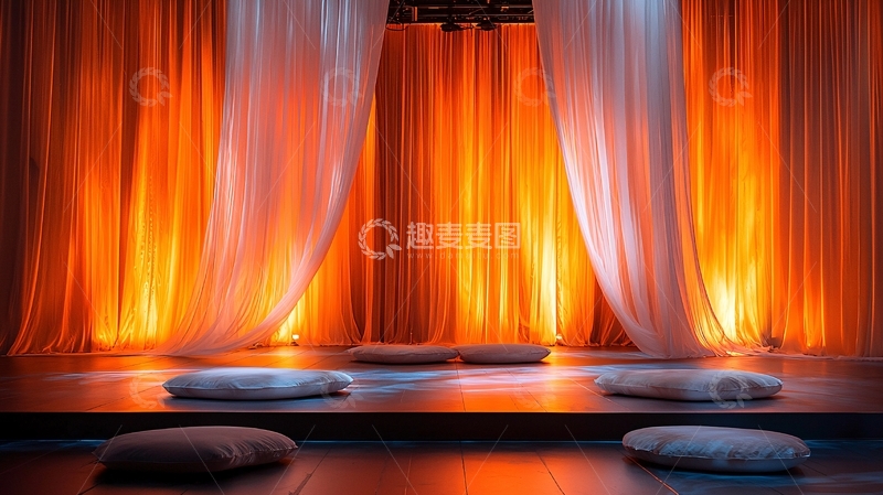 高清大图下载【趣麦麦图】舞台背景