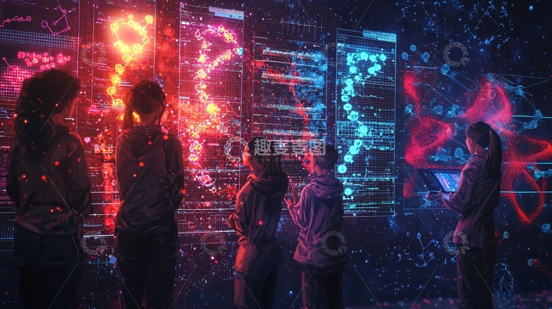 高清大图下载【趣麦麦图】未来科技