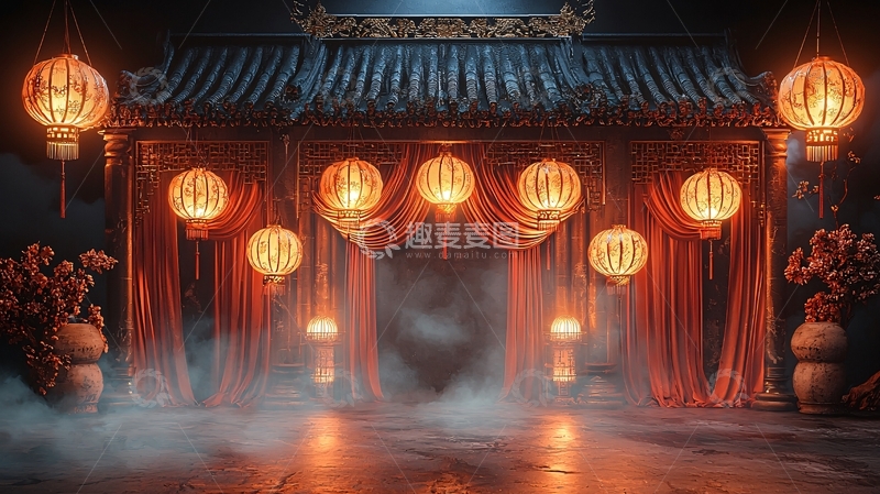 高清大图下载【趣麦麦图】中式建筑