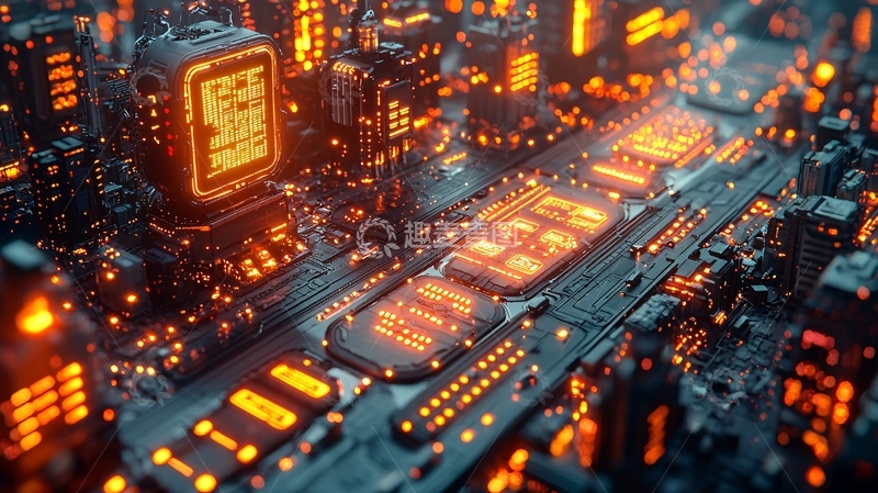 高清大图下载【趣麦麦图】未来科技城市95