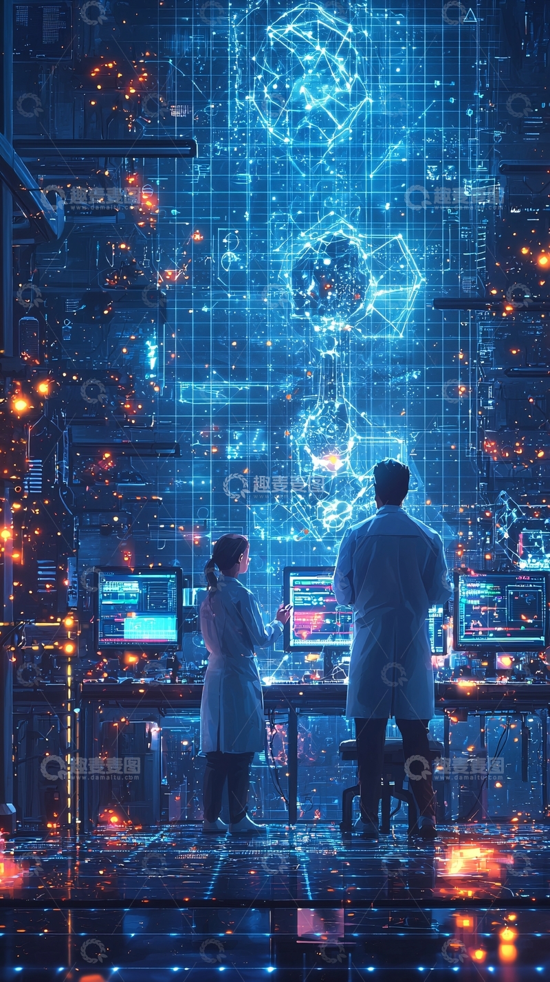 高清大图下载【趣麦麦图】科学家