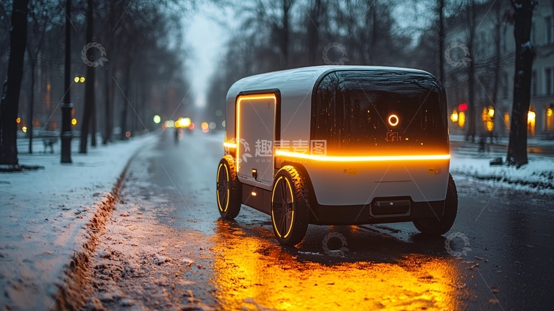 高清大图下载【趣麦麦图】自动驾驶汽车