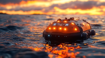 海上橙色机器人