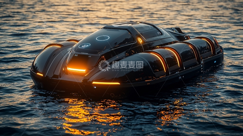 高清大图下载【趣麦麦图】未来感潜水艇