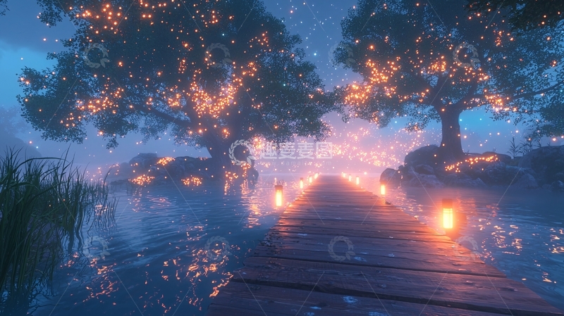 高清大图下载【趣麦麦图】梦幻森林小路53
