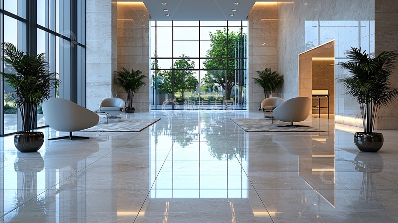高清大图下载【趣麦麦图】现代化大厦大堂