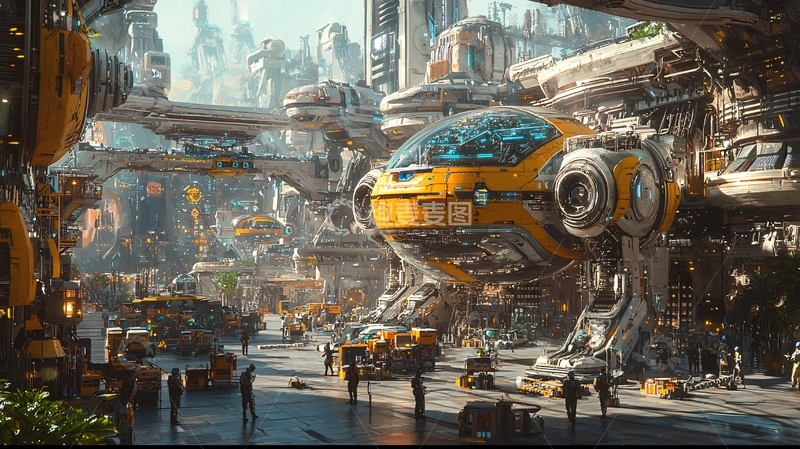 高清大图下载【趣麦麦图】未来科幻城市