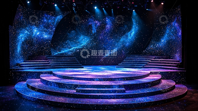 高清大图下载【趣麦麦图】舞台背景