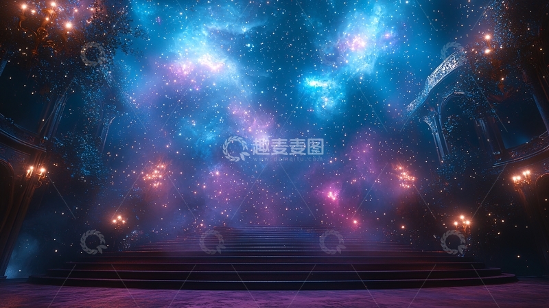 高清大图下载【趣麦麦图】宇宙星云宫殿