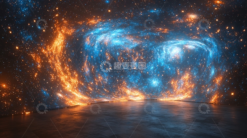 高清大图下载【趣麦麦图】蓝色火焰