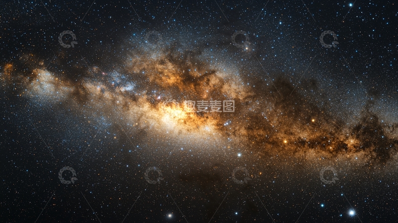 高清大图下载【趣麦麦图】璀璨星河宇宙背景图