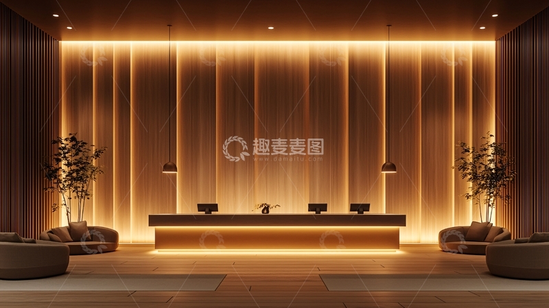 高清大图下载【趣麦麦图】高端酒店大堂设计