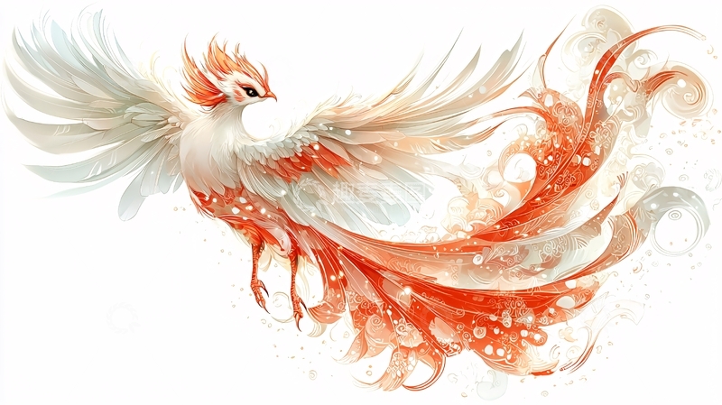 高清大图下载【趣麦麦图】唯美火凤凰