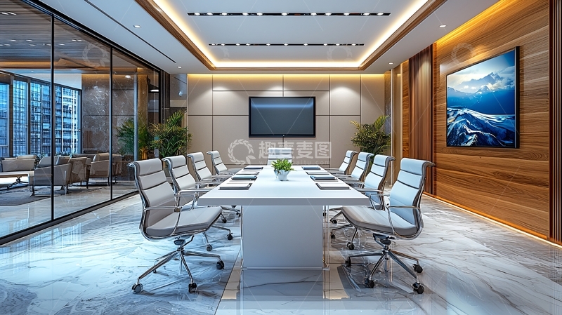 高清大图下载【趣麦麦图】现代简约会议室