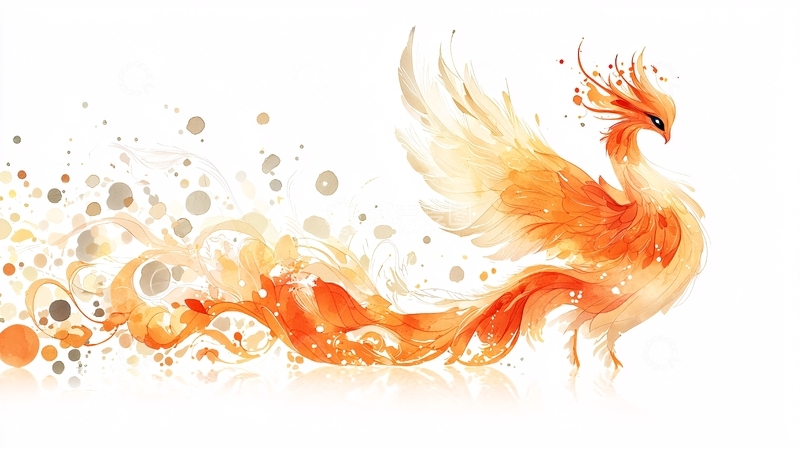 高清大图下载【趣麦麦图】火凤凰