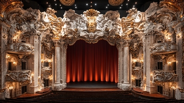 华丽复古剧院舞台