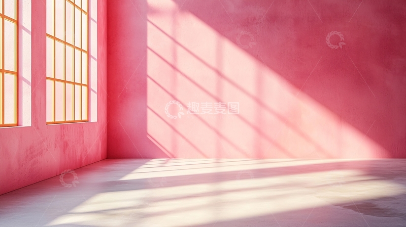 高清大图下载【趣麦麦图】粉色房间