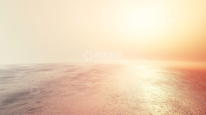 高清大图下载【趣麦麦图】温暖色调雾气朦胧水面