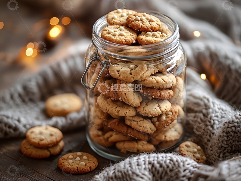 高清大图下载【趣麦麦图】饼干罐