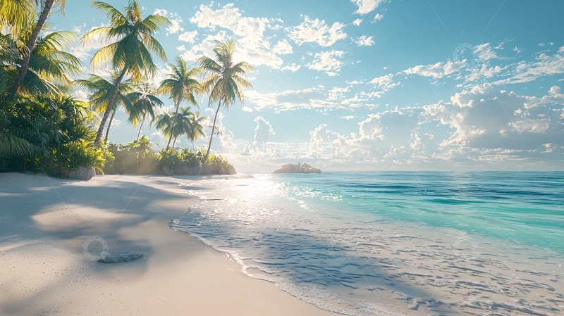 高清大图下载【趣麦麦图】热带海滩