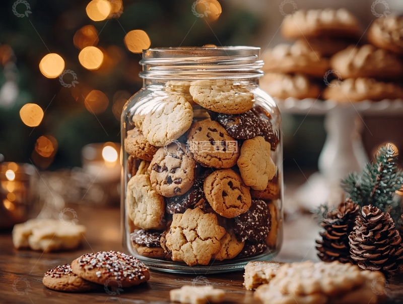 高清大图下载【趣麦麦图】圣诞节饼干