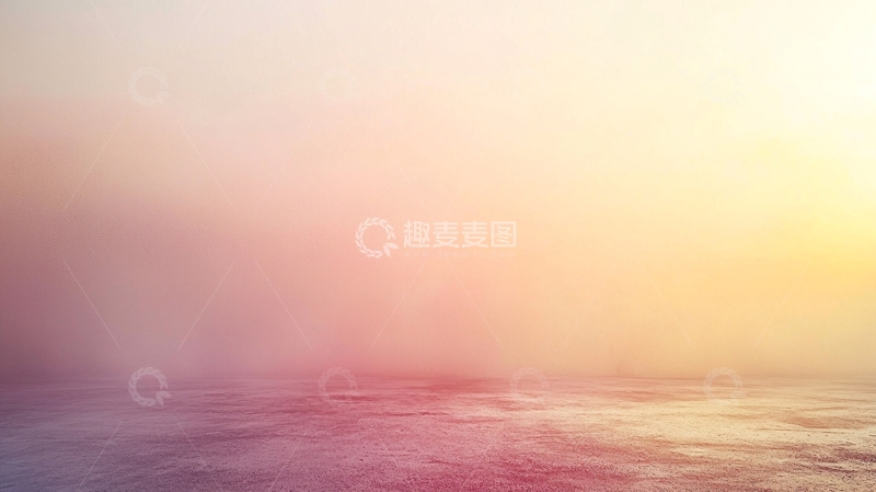 高清大图下载【趣麦麦图】雾气朦胧的日出景色