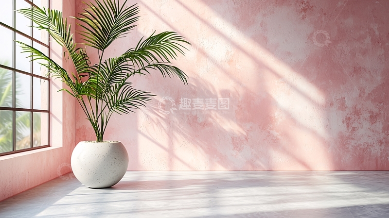 高清大图下载【趣麦麦图】粉色背景