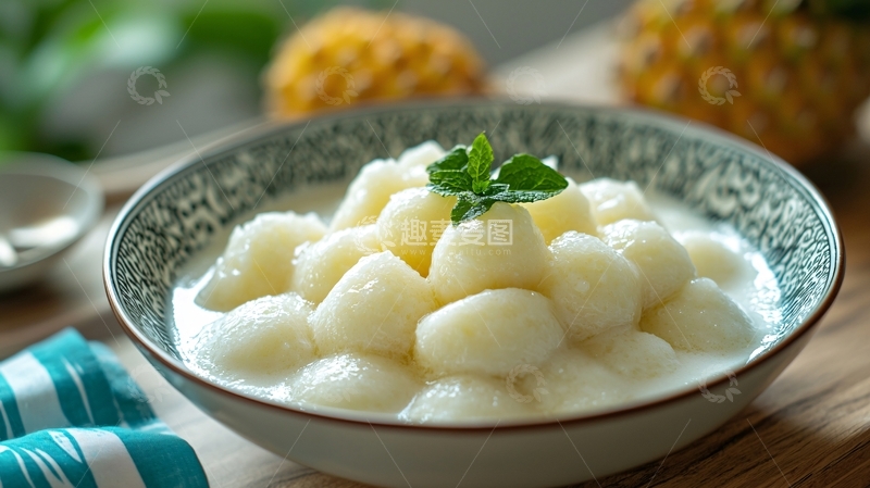 高清大图下载【趣麦麦图】香甜可口的菠萝蜜甜品