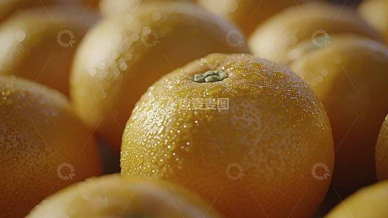 高清大图下载【趣麦麦图】新鲜饱满的橙子特写