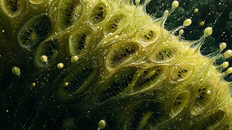 高清大图下载【趣麦麦图】奇异的黄色植物微距特写