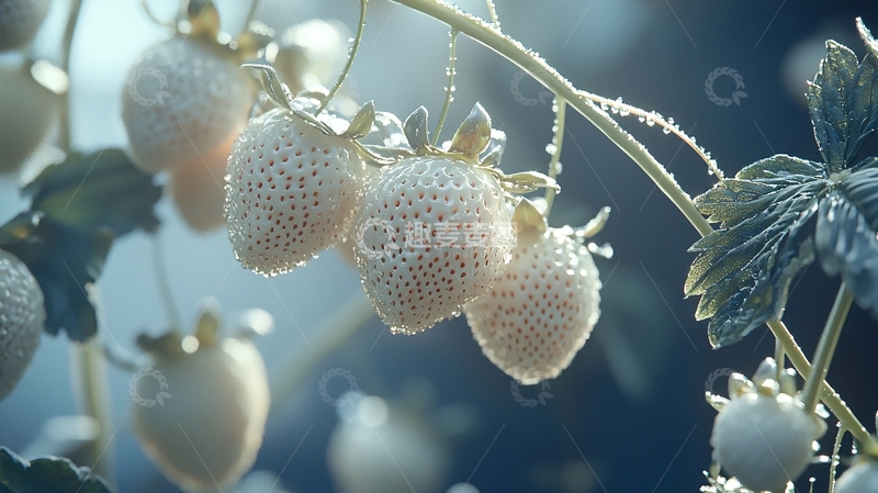 高清大图下载【趣麦麦图】白草莓