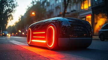 未来派自动驾驶汽车