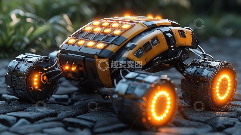 高清大图下载【趣麦麦图】未来感越野车
