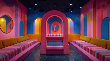 70年代复古室内设计