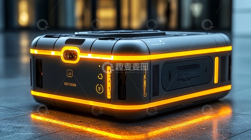 高清大图下载【趣麦麦图】科幻风格小型储物箱