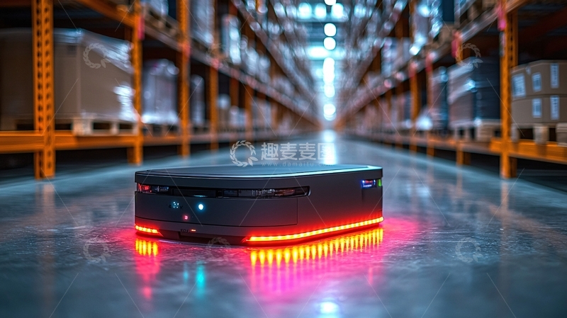 高清大图下载【趣麦麦图】仓库机器人
