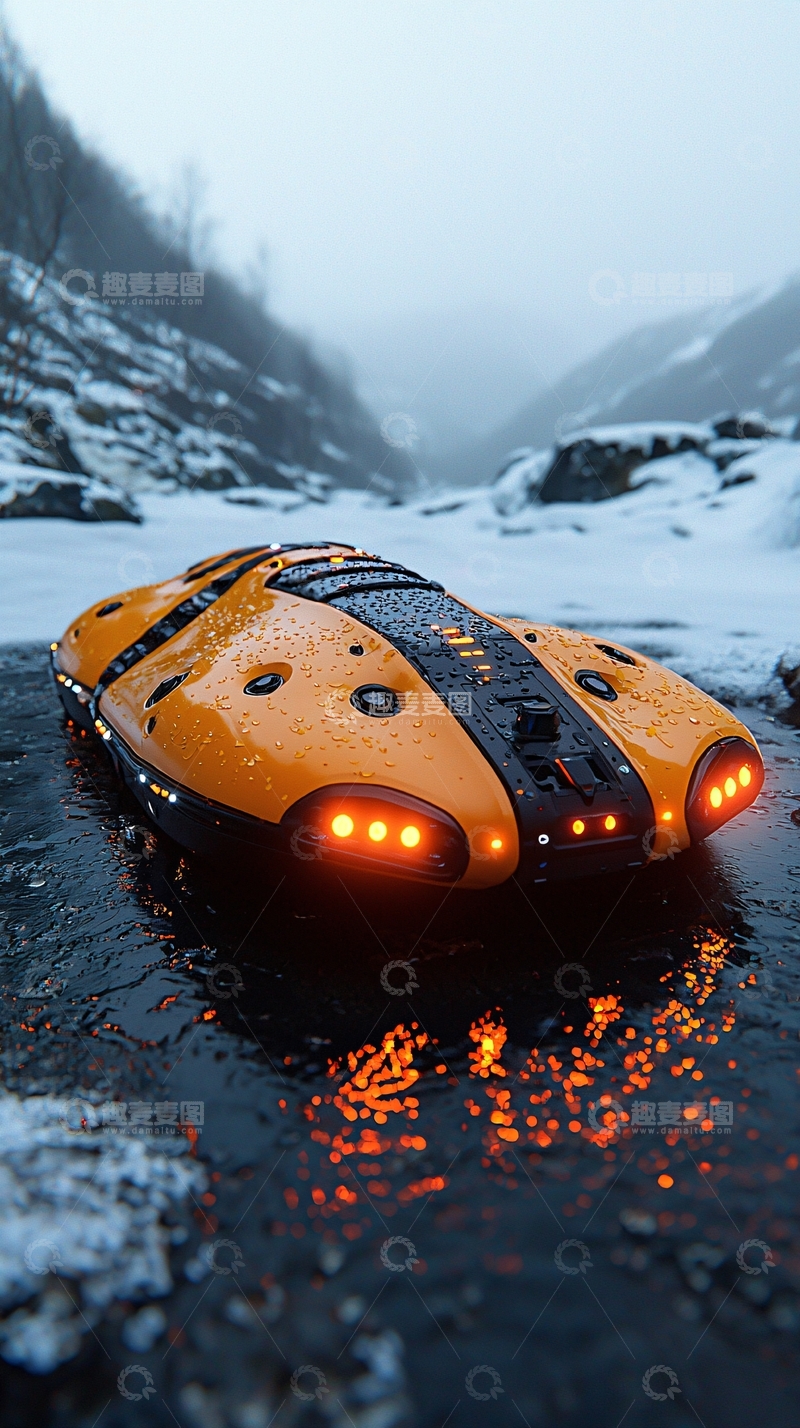 高清大图下载【趣麦麦图】未来感汽车