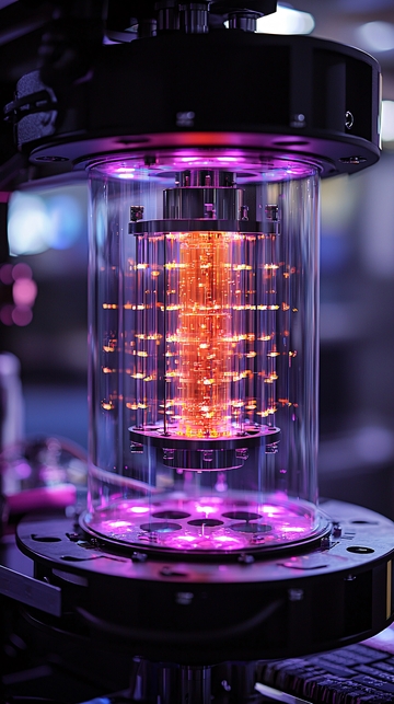 透明玻璃容器中的发光装置