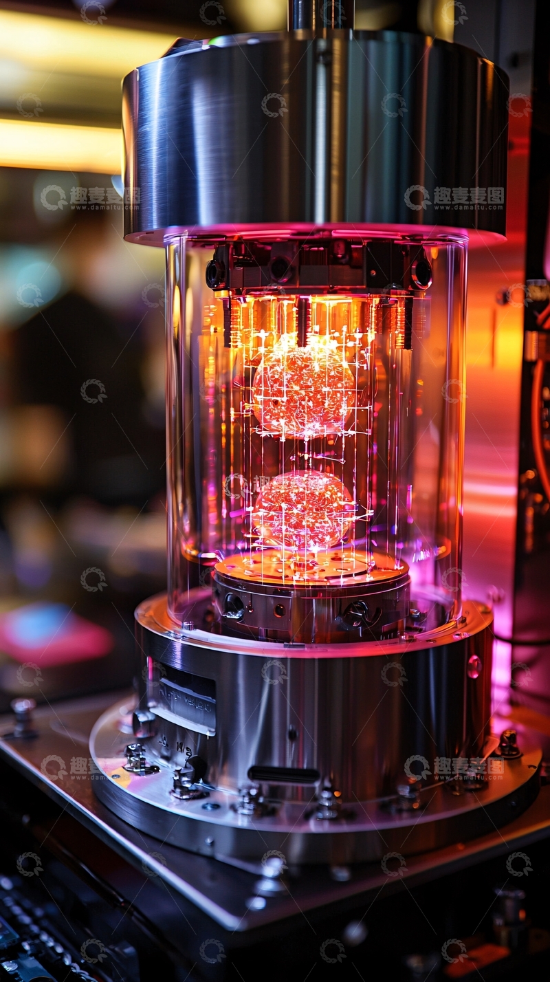 高清大图下载【趣麦麦图】未来科技感透明容器