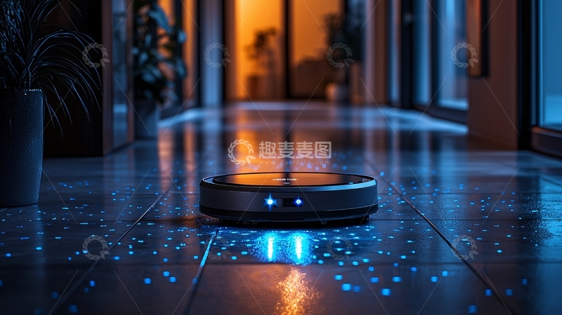 高清大图下载【趣麦麦图】智能扫地机器人