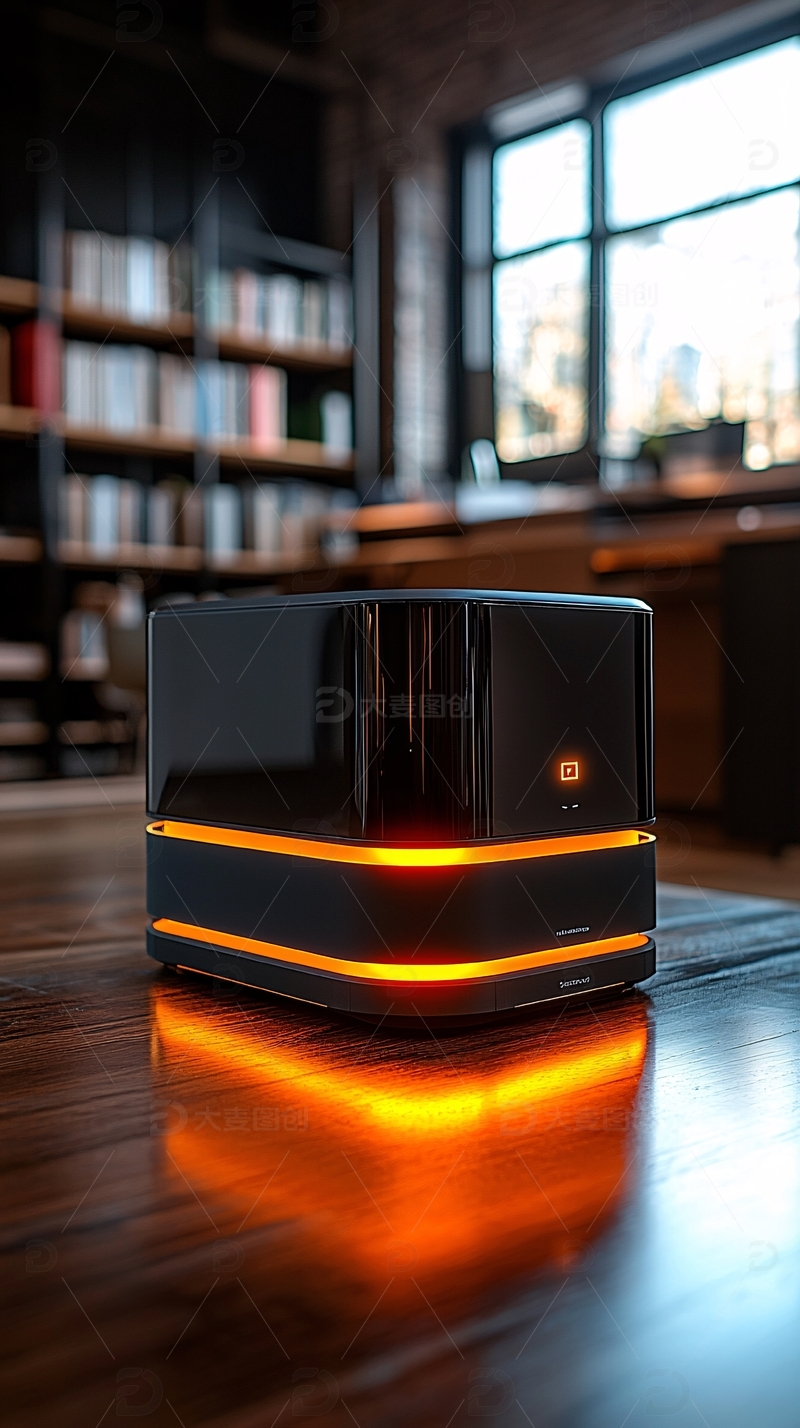 高清大图下载【趣麦麦图】黑色科技感设备