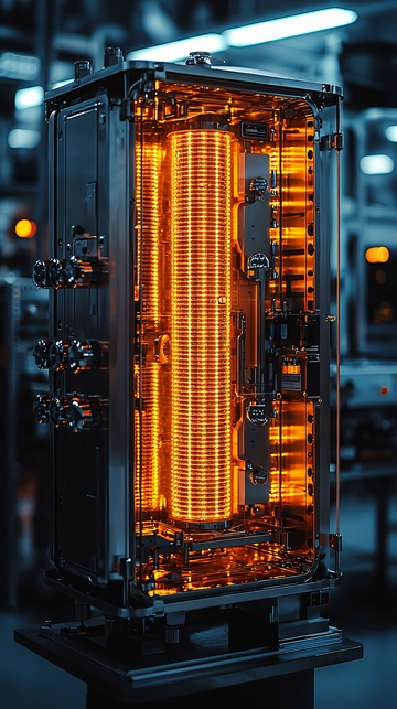 发光燃料电池内部结构