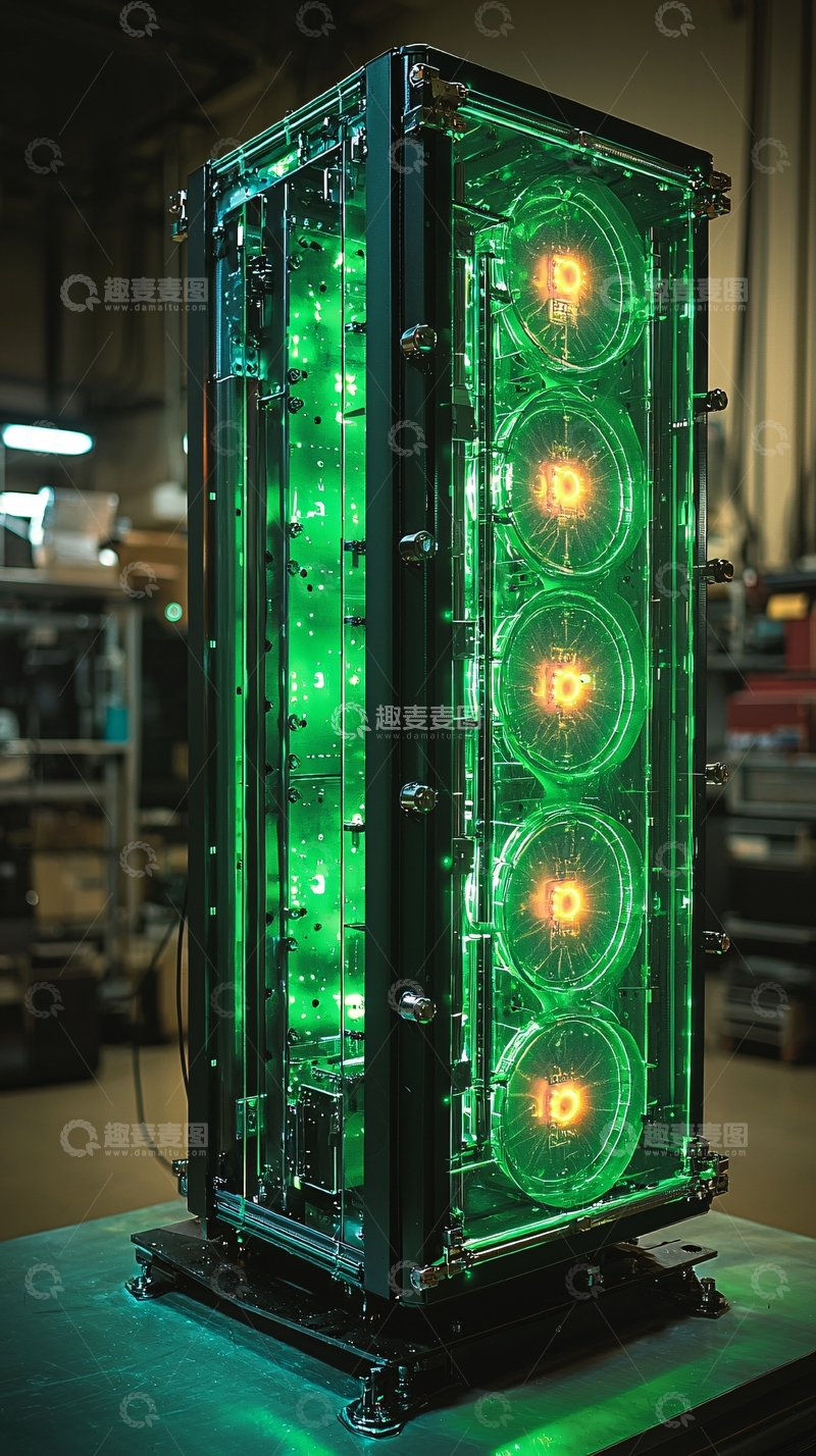 高清大图下载【趣麦麦图】透明侧透电脑机箱